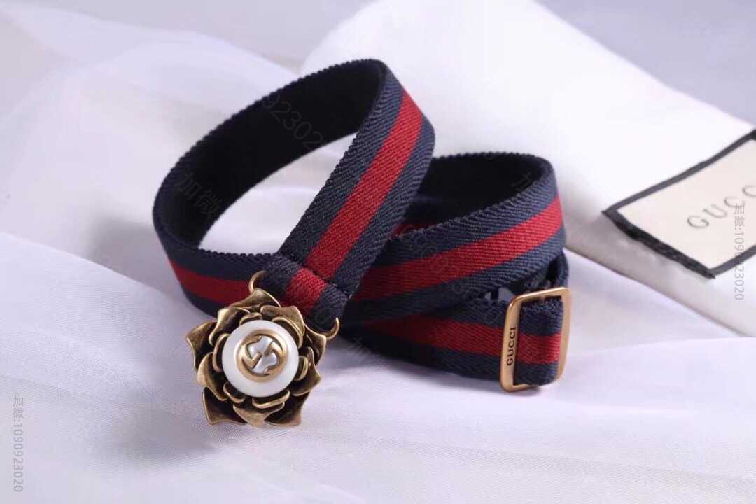 GUCCI古驰19新款花卉扣环腰带女款20mm
