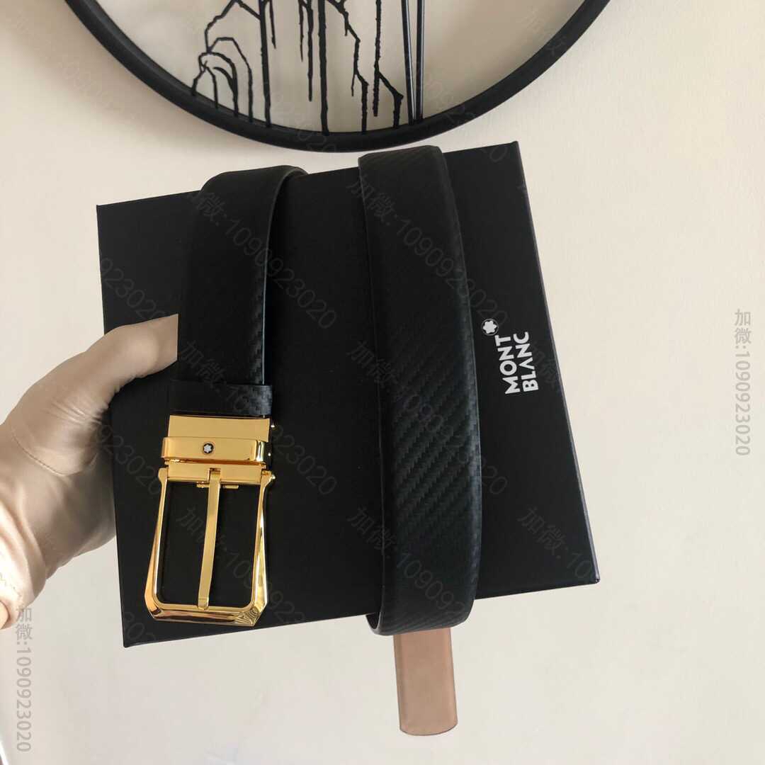Montblanc万宝龙(德国)男士腰带宽度:3.5cm