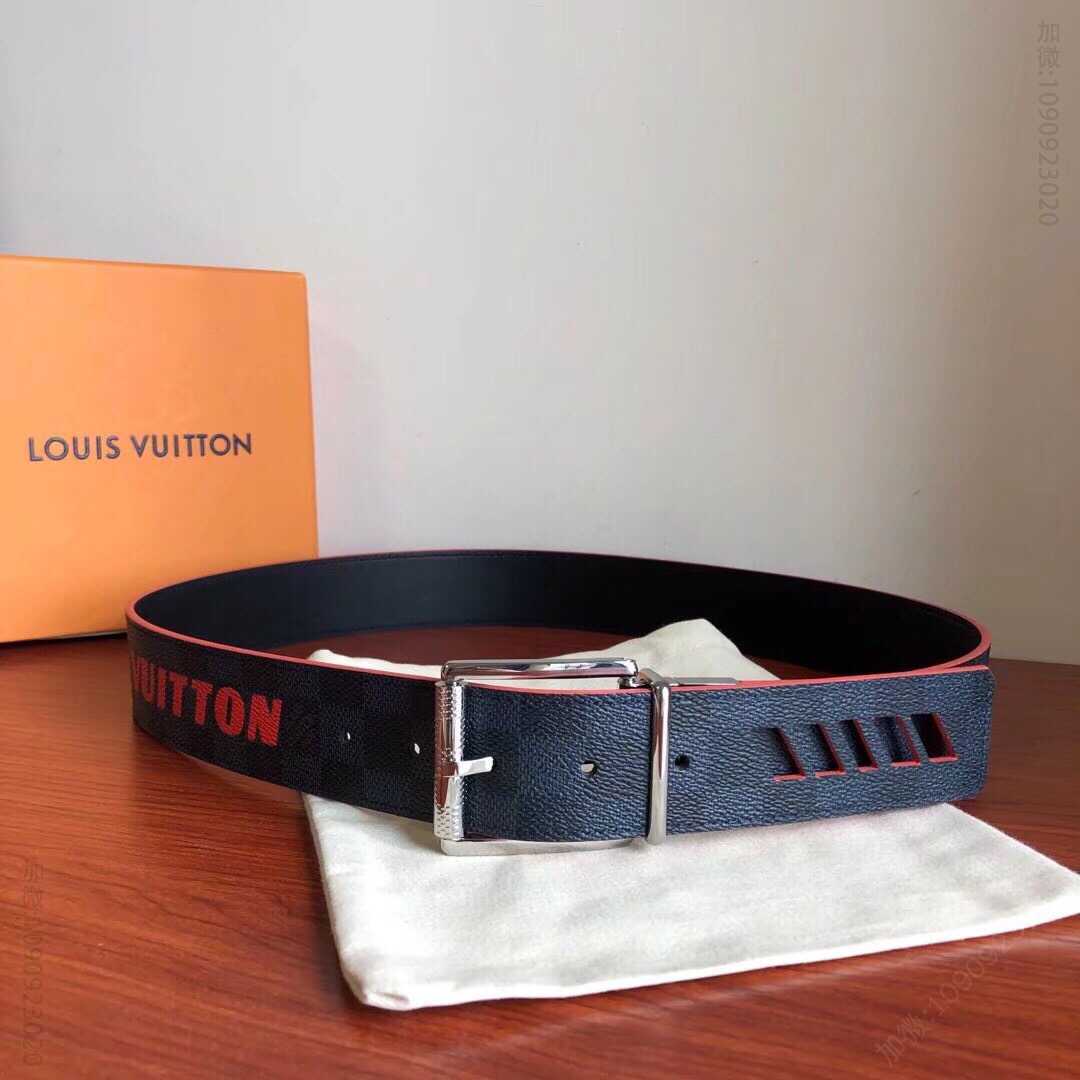LV/路易威登 Damier print40毫米双面腰带