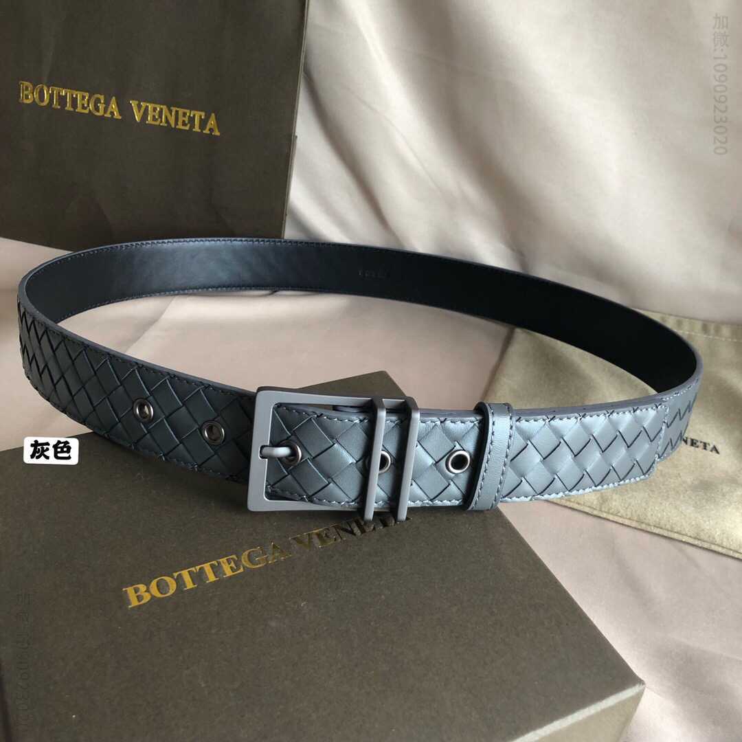 BVbottegaVeneta[葆蝶家]手工编织技术配有抛光眼孔和针扣男士腰带 一比一葆蝶家皮带网站