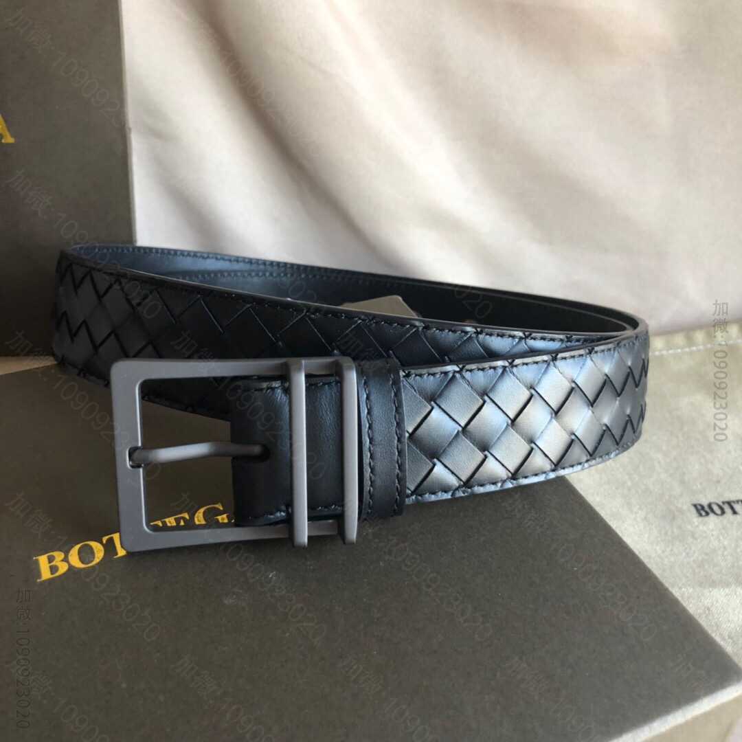 BVbottegaVeneta[葆蝶家]手工编织技术配有抛光眼孔和针扣男士3...