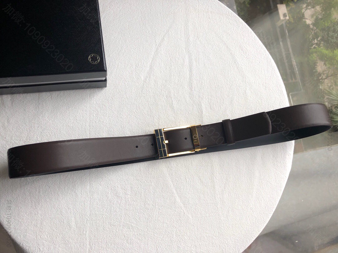 Montblanc万宝龙(德国)男士腰带宽度:3.5cm