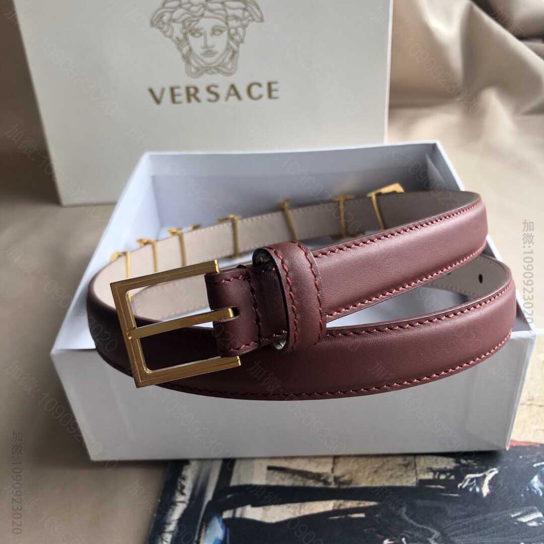 Versace范思哲新款金属Logo字样腰带2.0cm