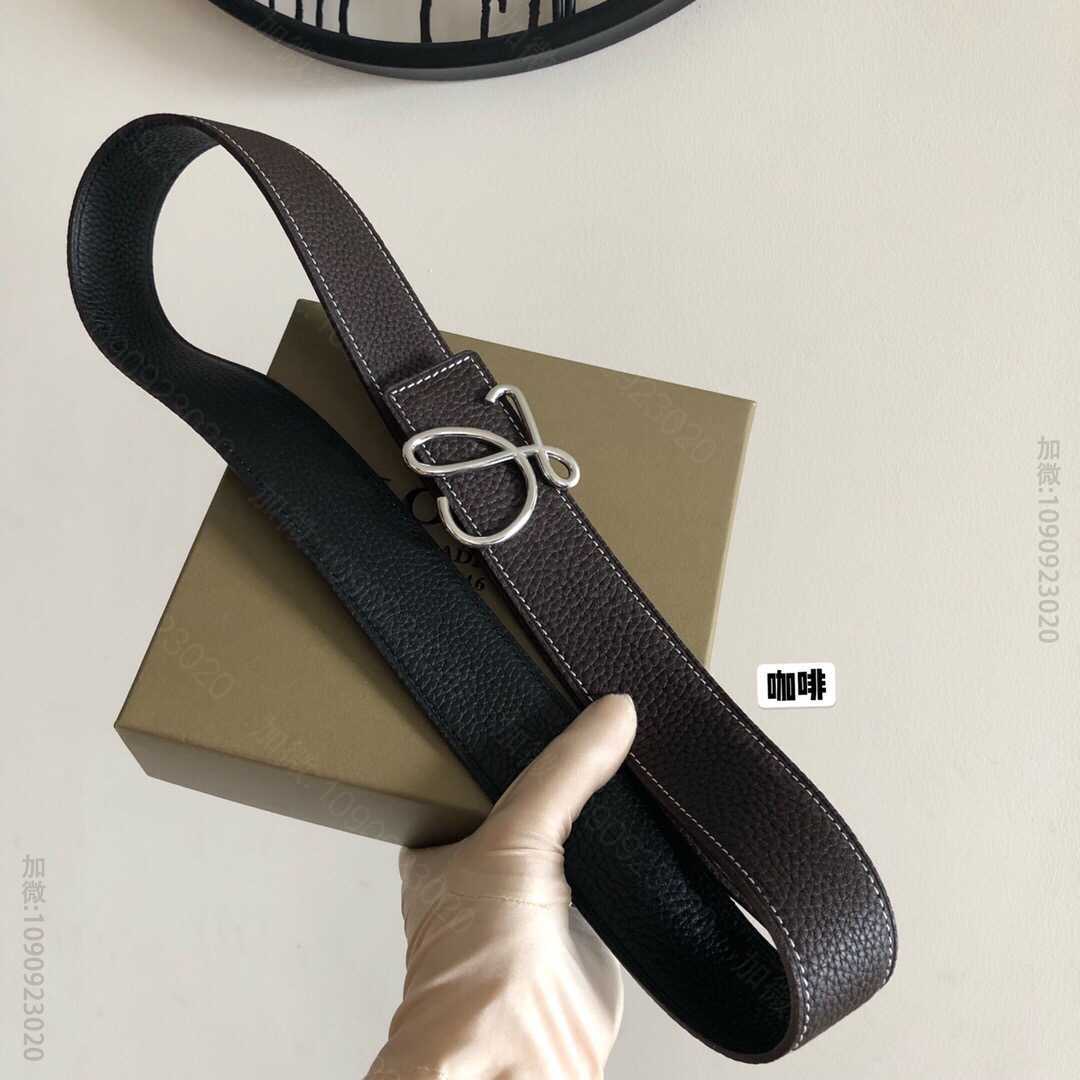 LOEWE罗意威3.8cm原版荔枝两面外用腰带
