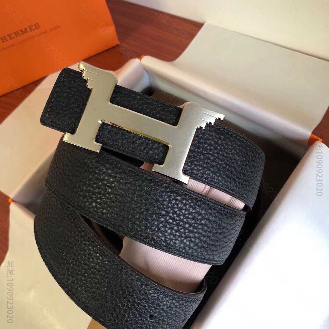 2023Hermes专柜新款天使翅膀金属扣搭配原版皮腰带38mm