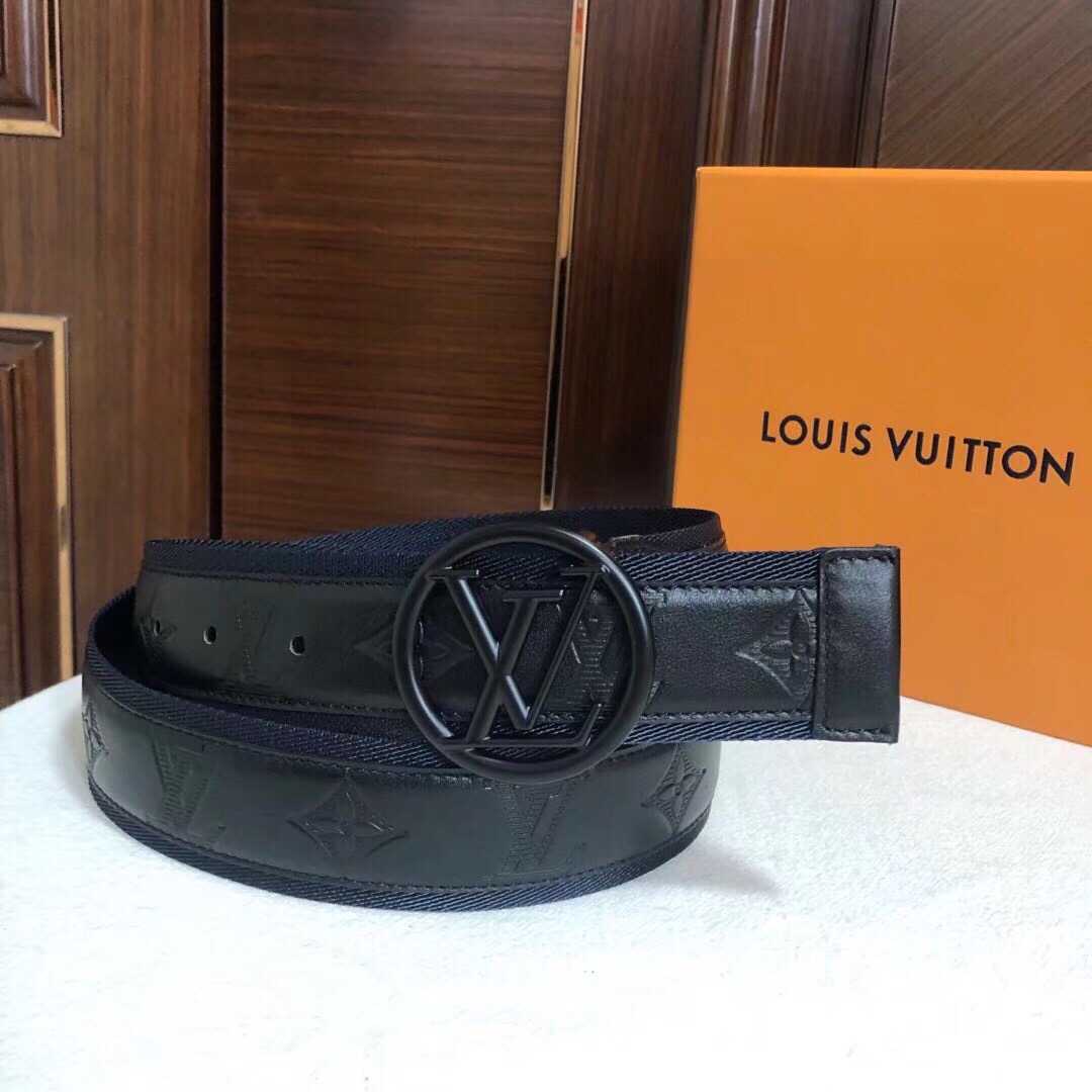 高仿LV男士皮带 Louis Vuitton路易威登 2023新款男士潮酷腰带M0130 高仿LV男士皮带 M74314 