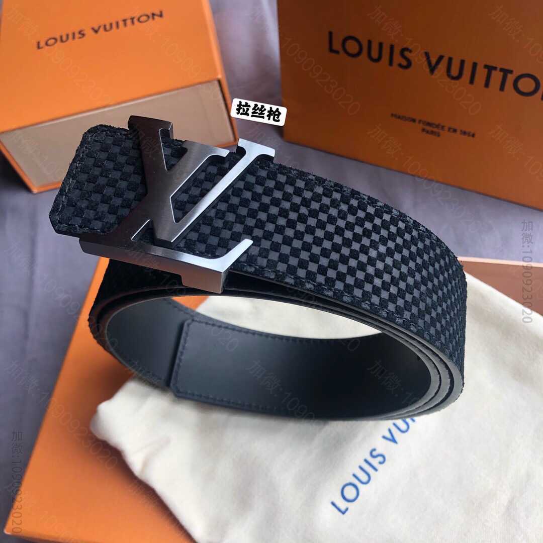 LV/路易威登 原单品质入秋冬经典单品Made in Spain 绒面腰带