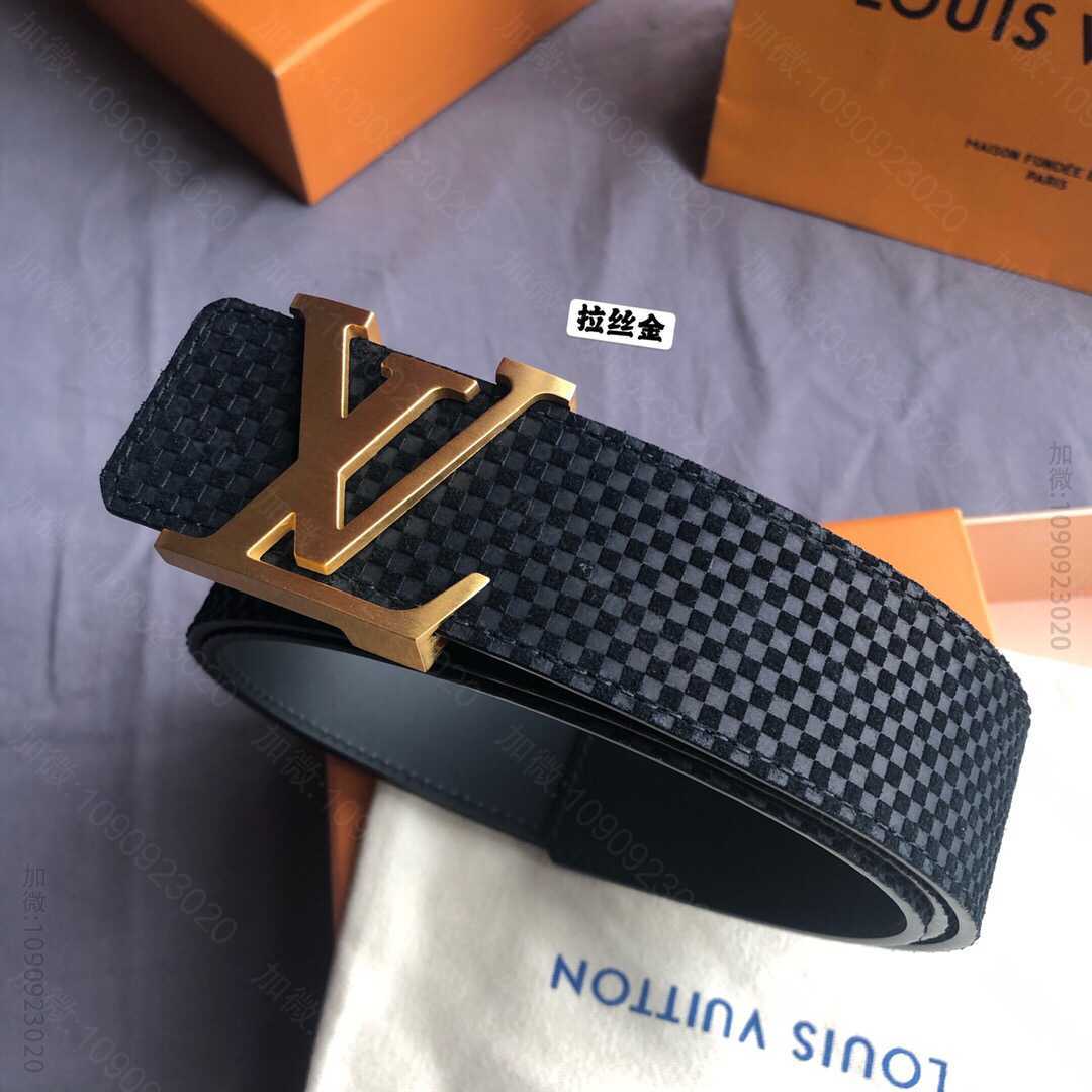 LV/路易威登 原单品质入秋冬经典单品Made in Spain 绒面腰带