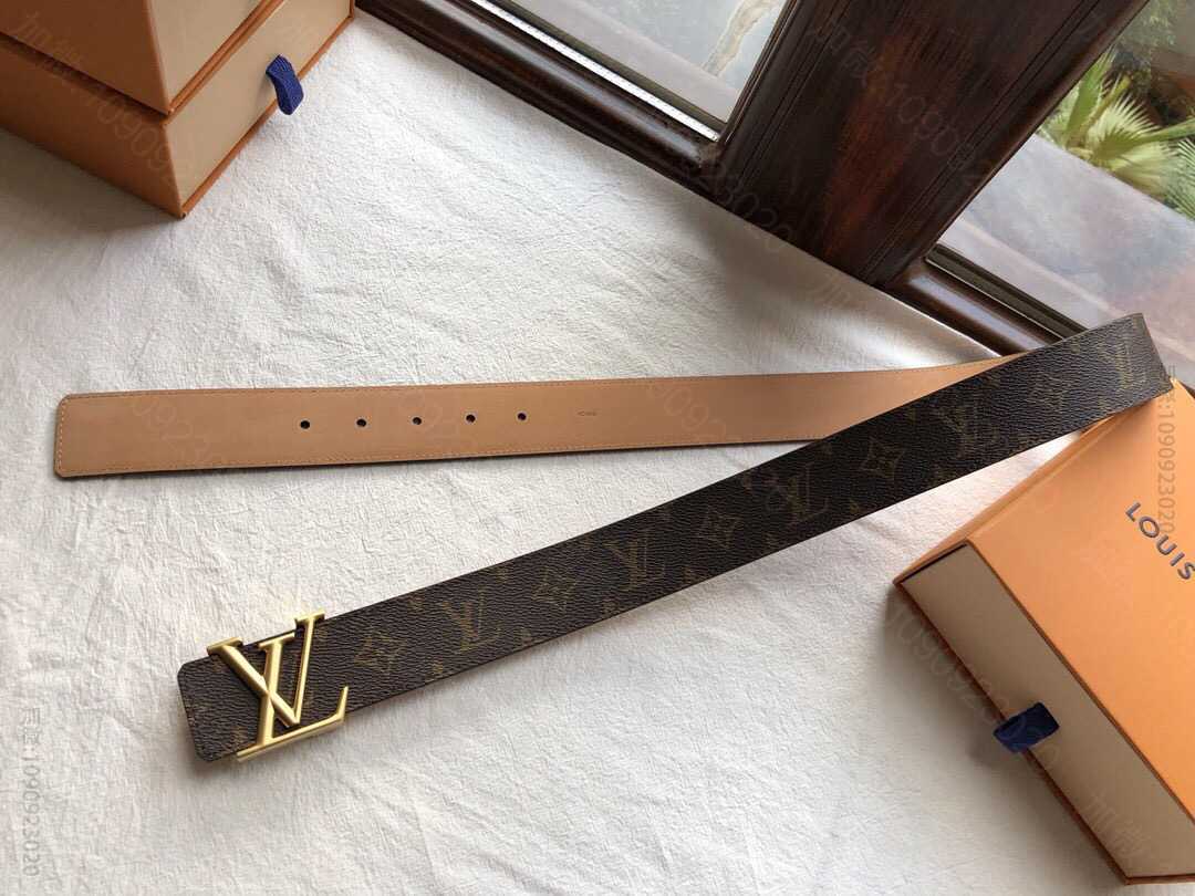 Louis vuitton 路易威登 精品新款珍珠泥金属扣42mm腰带