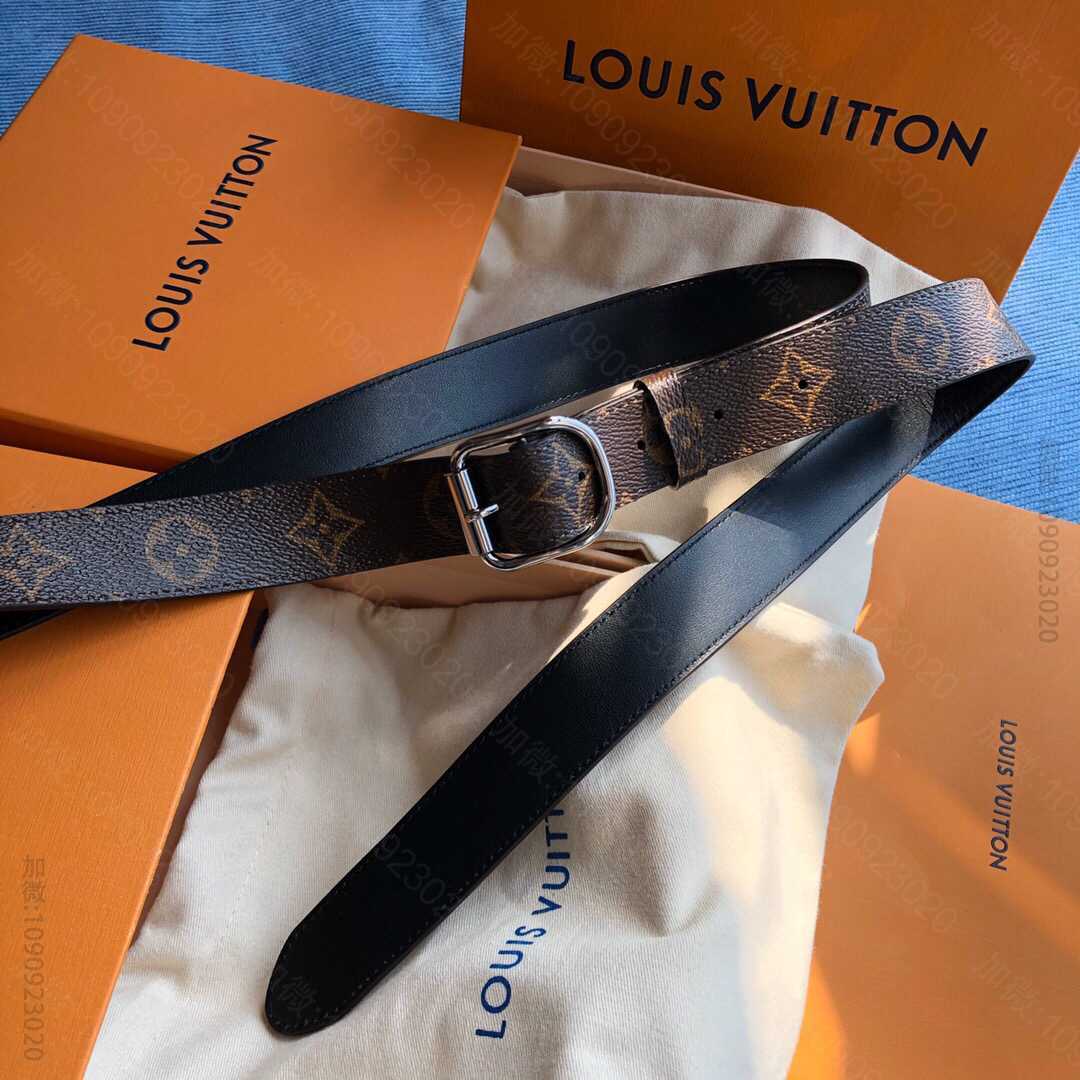 lv/路易威登 双重面料的针式腰带