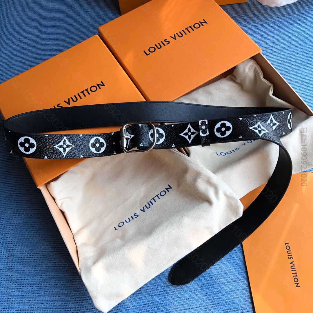 lv/路易威登 双重面料的针式腰带 LV女士腰带 M83069 M83069