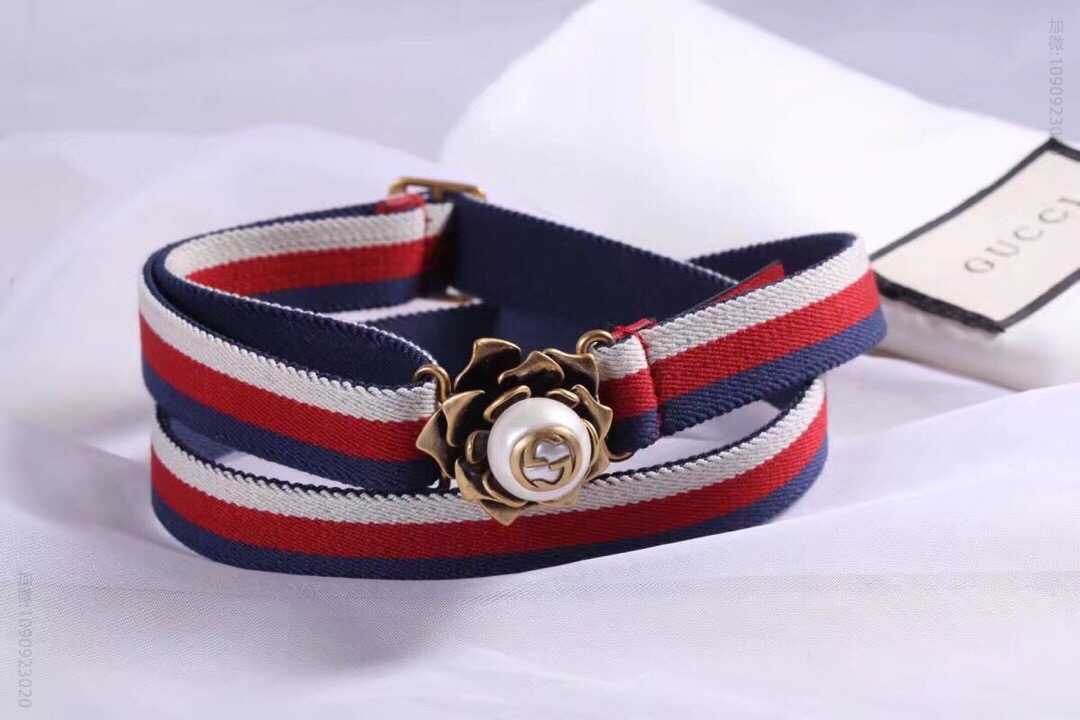 GUCCI古驰花卉扣环腰带女款20mm