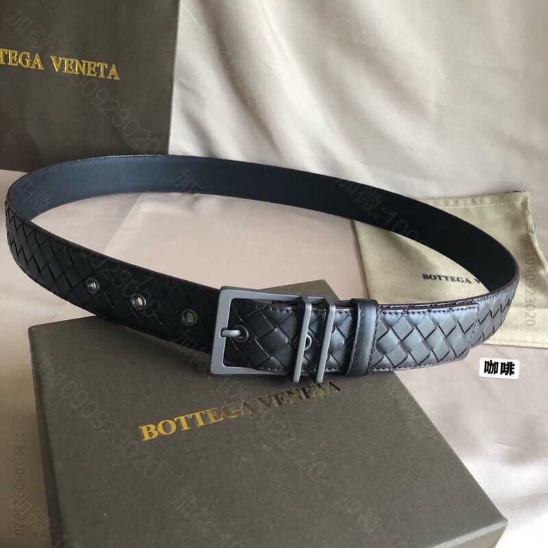 复刻BV男士腰带 BVbottegaVeneta[葆蝶家]手工编织技术配有抛光眼孔和针扣男士腰带 复刻BV腰带网站 