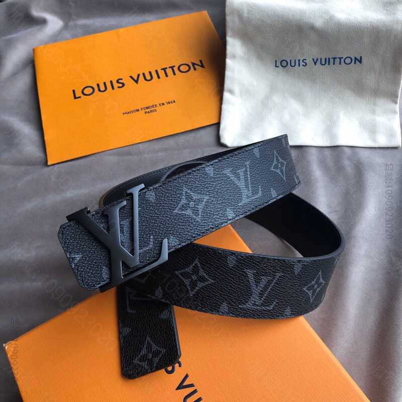 LV/路易威登 LV经典款logo卡头扣腰带3.8cm