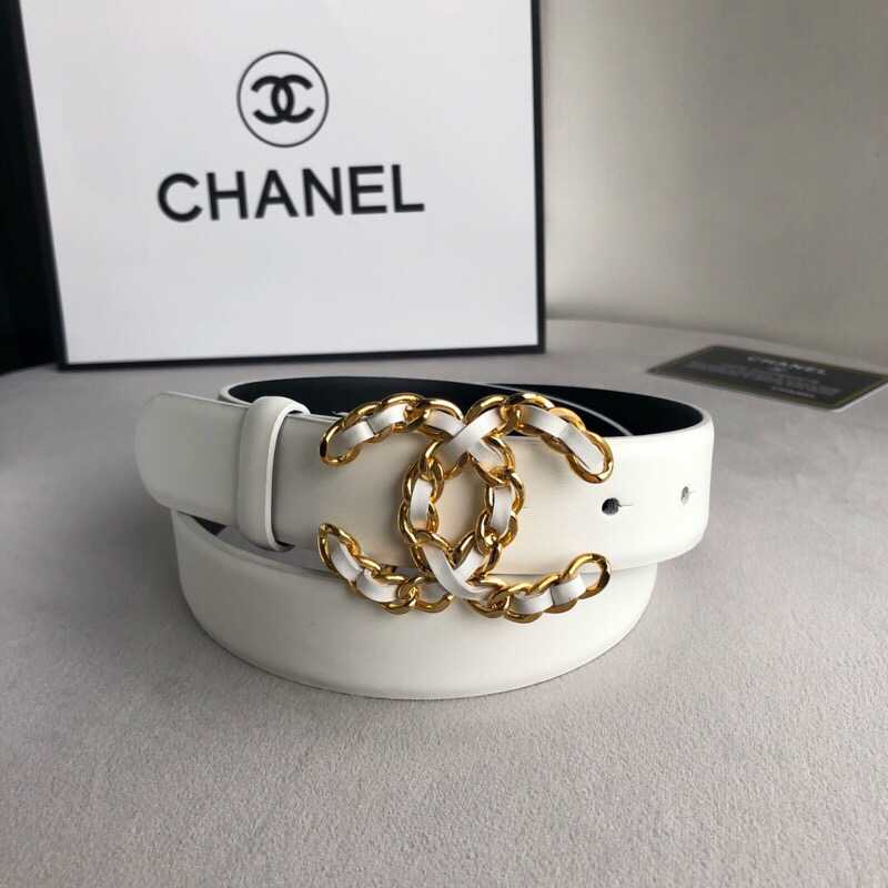 Chanel香奈儿 链条扣女士腰带3.0cm