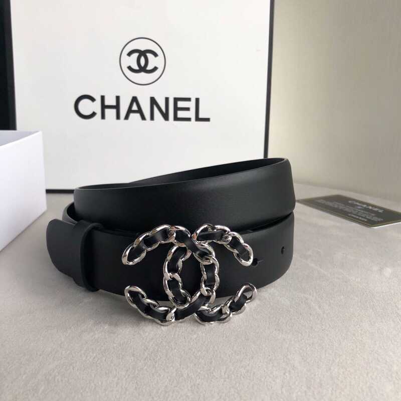 Chanel香奈儿 链条扣女士腰带3.0cm 原版香奈儿腰带货源 