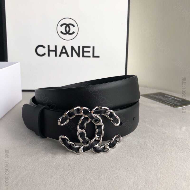 Chanel香奈儿 链条扣女士腰带3.0cm