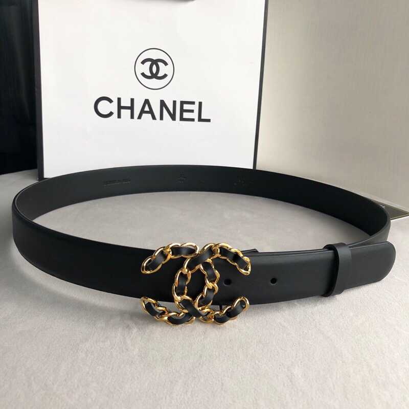 Chanel香奈儿 链条扣女士腰带3.0cm