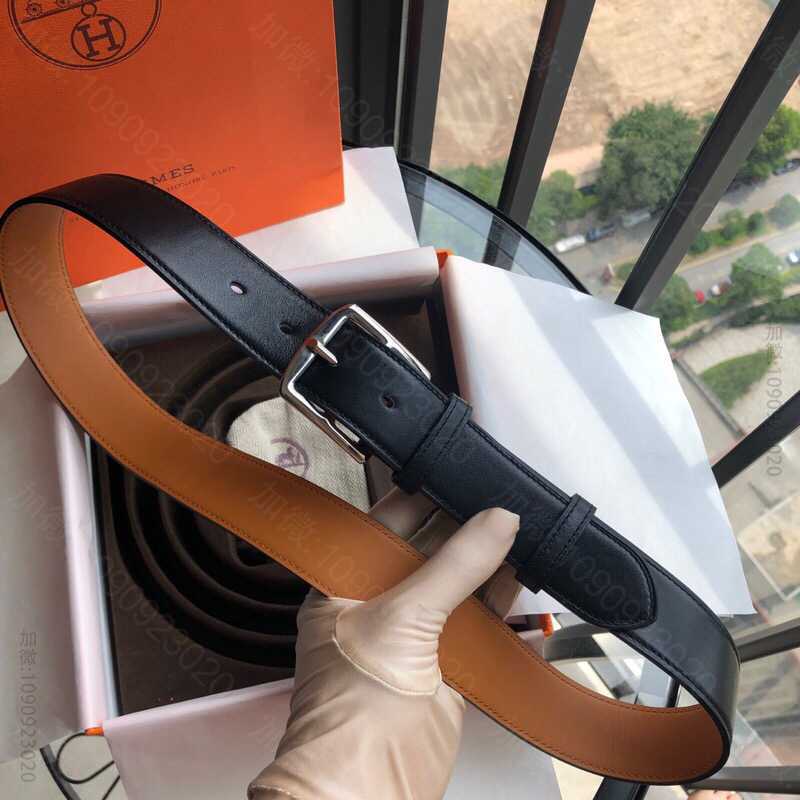 Hermes爱马仕 精品针式光泽感金属扣35毫米Etriviere腰带