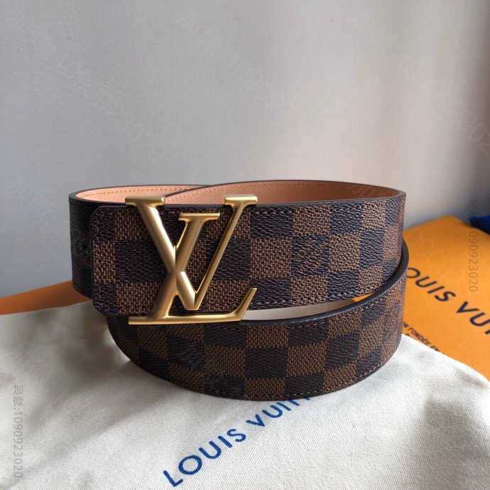 LV/路易威登 进口皮精品珍珠镍金属扣40mmMADE in Spain腰带