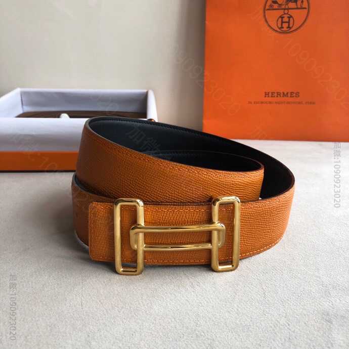 HERMES爱马仕皇家皮带扣&手掌纹原版皮38毫米腰带皮带