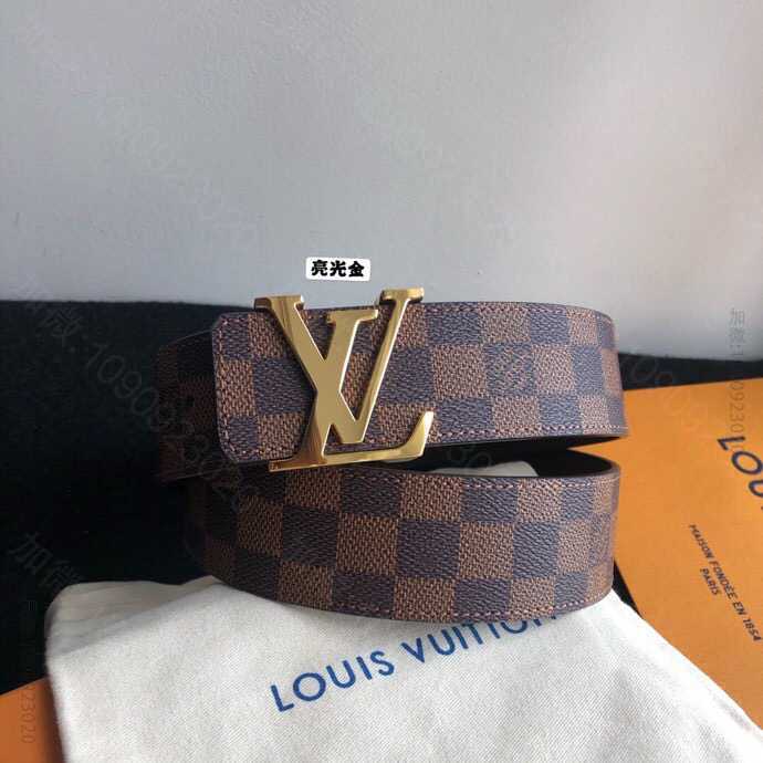 LV/路易威登 经典啡棋盘格/黑棋盘格/老花40毫米腰带