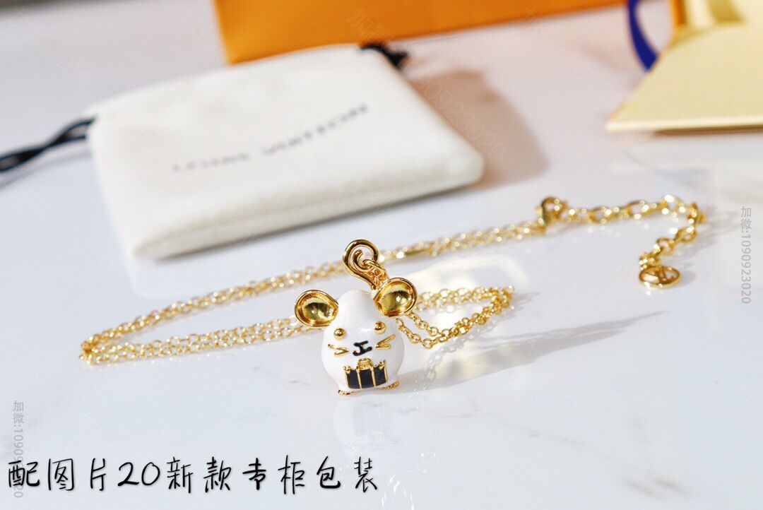 Louis Vuitton 路易威登 鼠年 老鼠项链