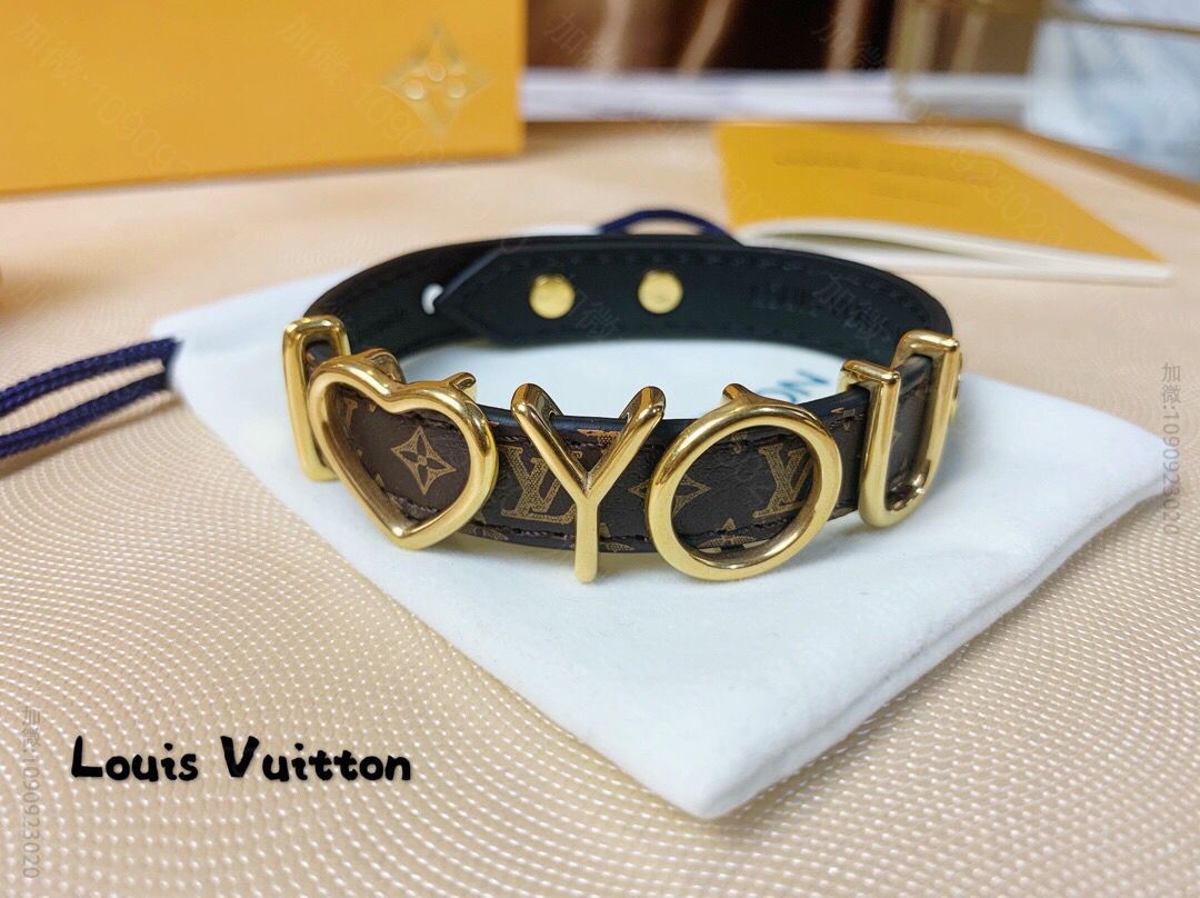 Louis Vuitton 路易威登 lv I YOU皮手链手绳