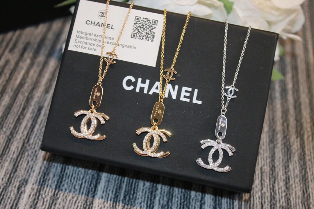 新款 CHANEL香奈儿双层双c项链