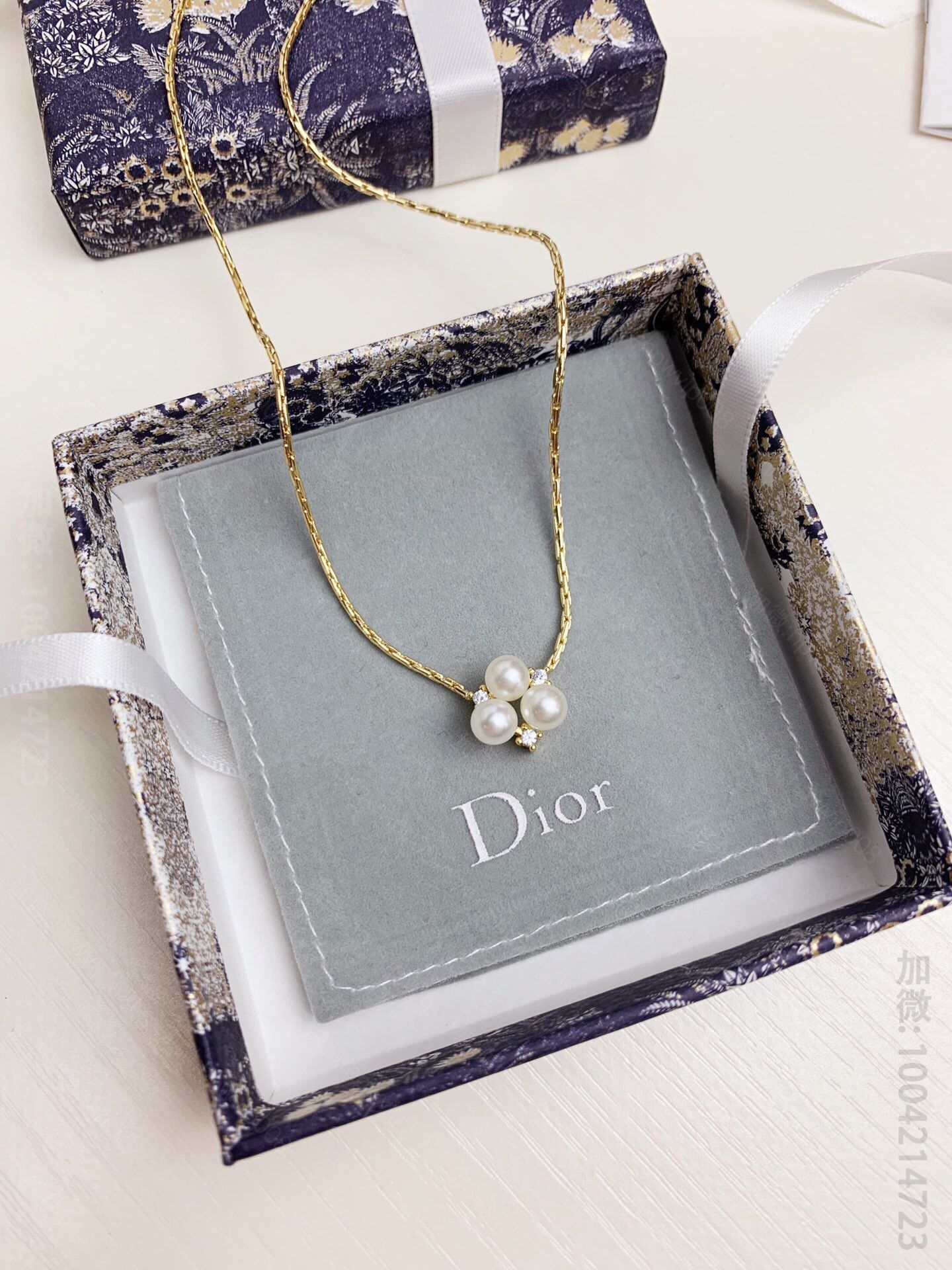 原版迪奥项链首饰 迪奥项链 2023新品DIOR 珍珠 项链 迪奥首饰 