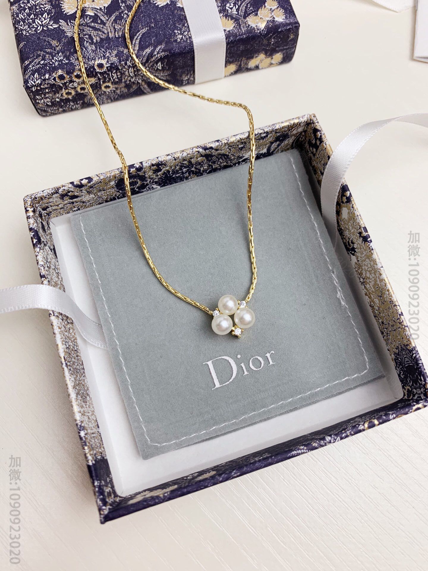 G64384_迪奥项链 2023新品DIOR 珍珠 项链 迪奥首饰