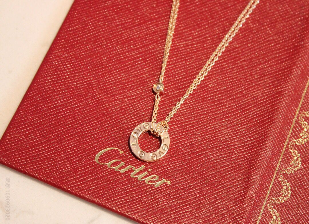 CARTIER卡地亚LOVE系列双链 项链