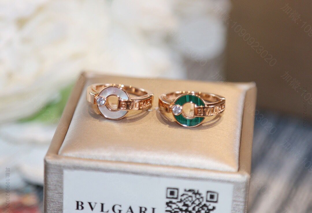 BVLGARI宝格丽铜钱圆盘戒指