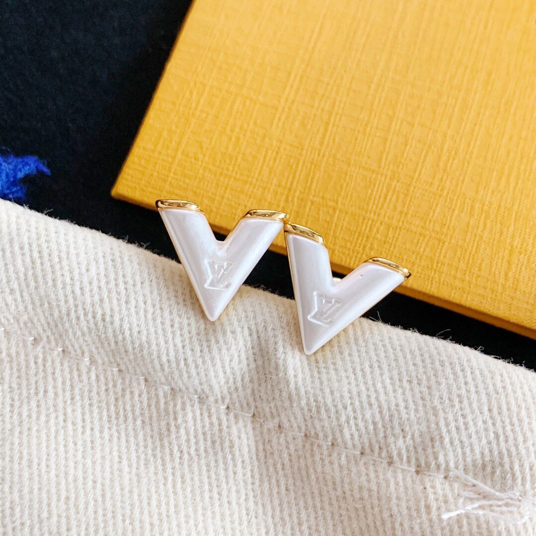 LV饰品 Louis Vuitton 路易威登 专柜一致材质耳钉 LV耳环 