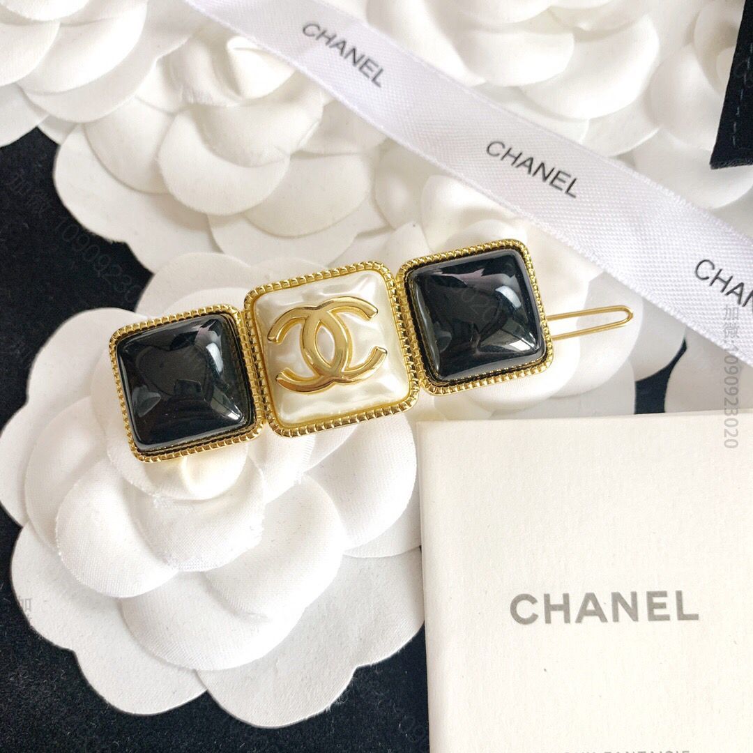 新款 CHANEL香奈儿双c发夹发卡