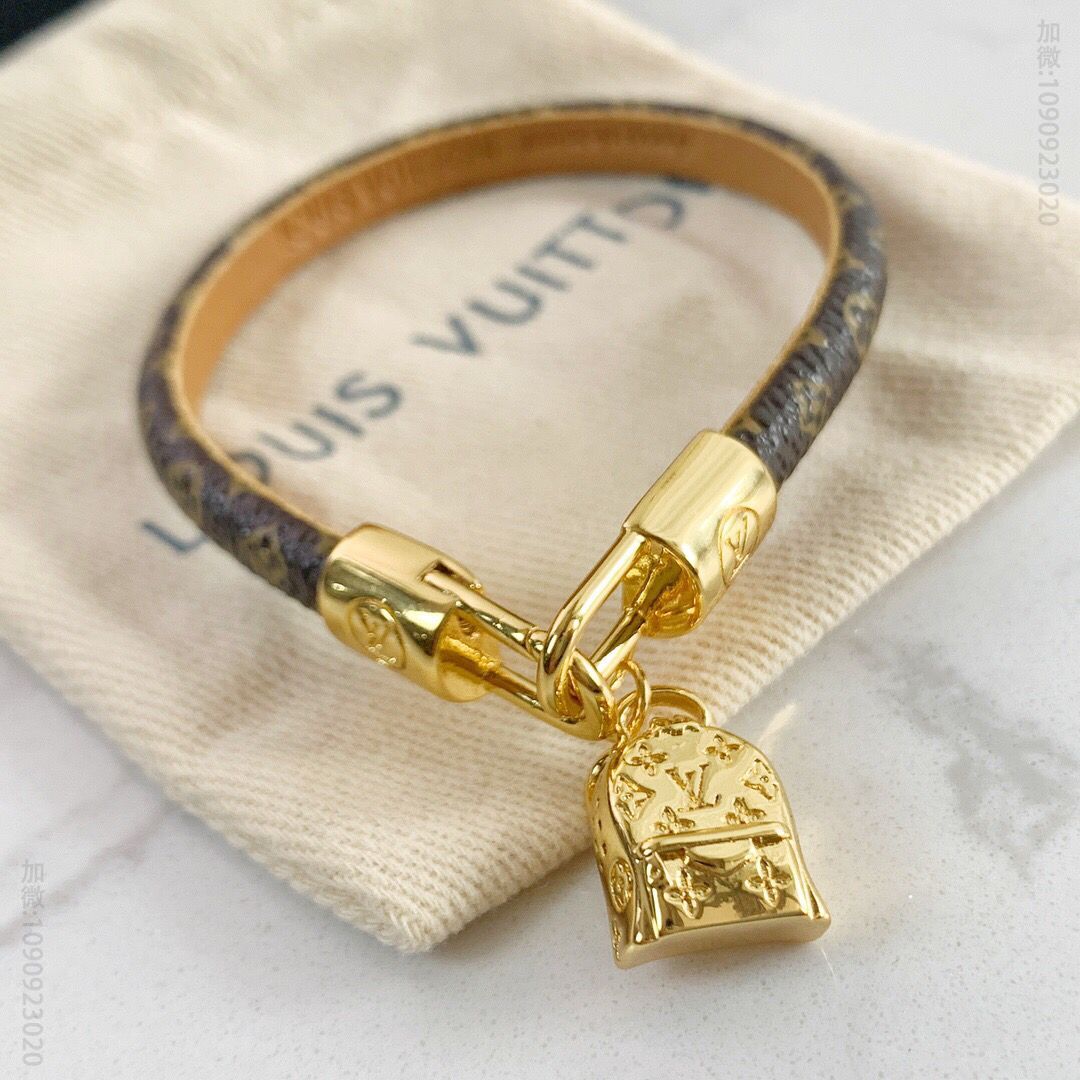 Louis Vuitton 路易威登 背包老花皮绳手链手绳