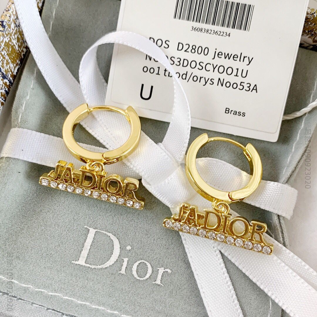 2023新款DIOR迪奥JADIOR耳钉耳环
