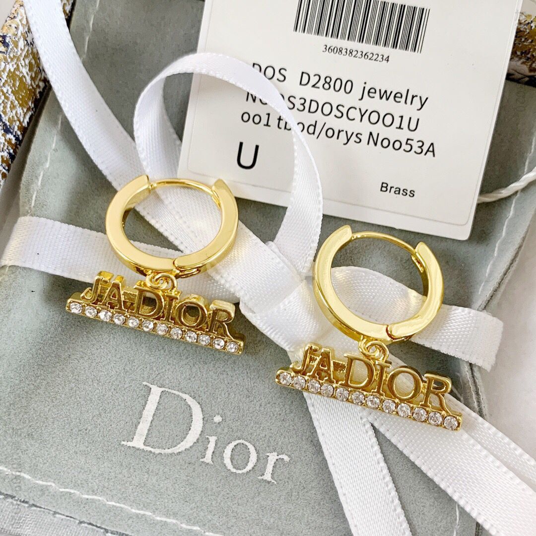 2023新款DIOR迪奥JADIOR耳钉耳环