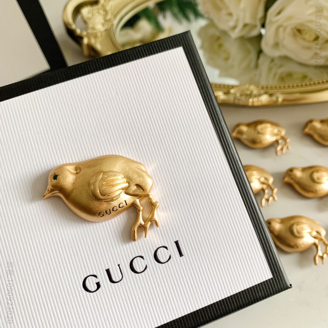 2023新款Gucci古驰小鸡胸针