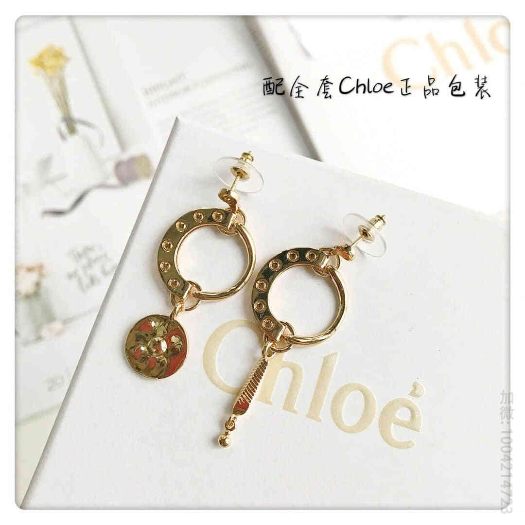 Chloe Quinn charm 寇依简约耳环耳钉 奢品寇依耳环 