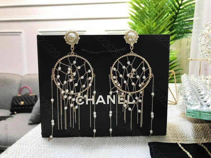 CHANEL香奈儿 专柜一致黄铜材质双c珍珠项链