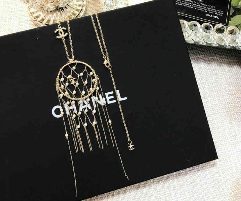 CHANEL香奈儿 专柜一致黄铜材质双c珍珠耳环耳钉