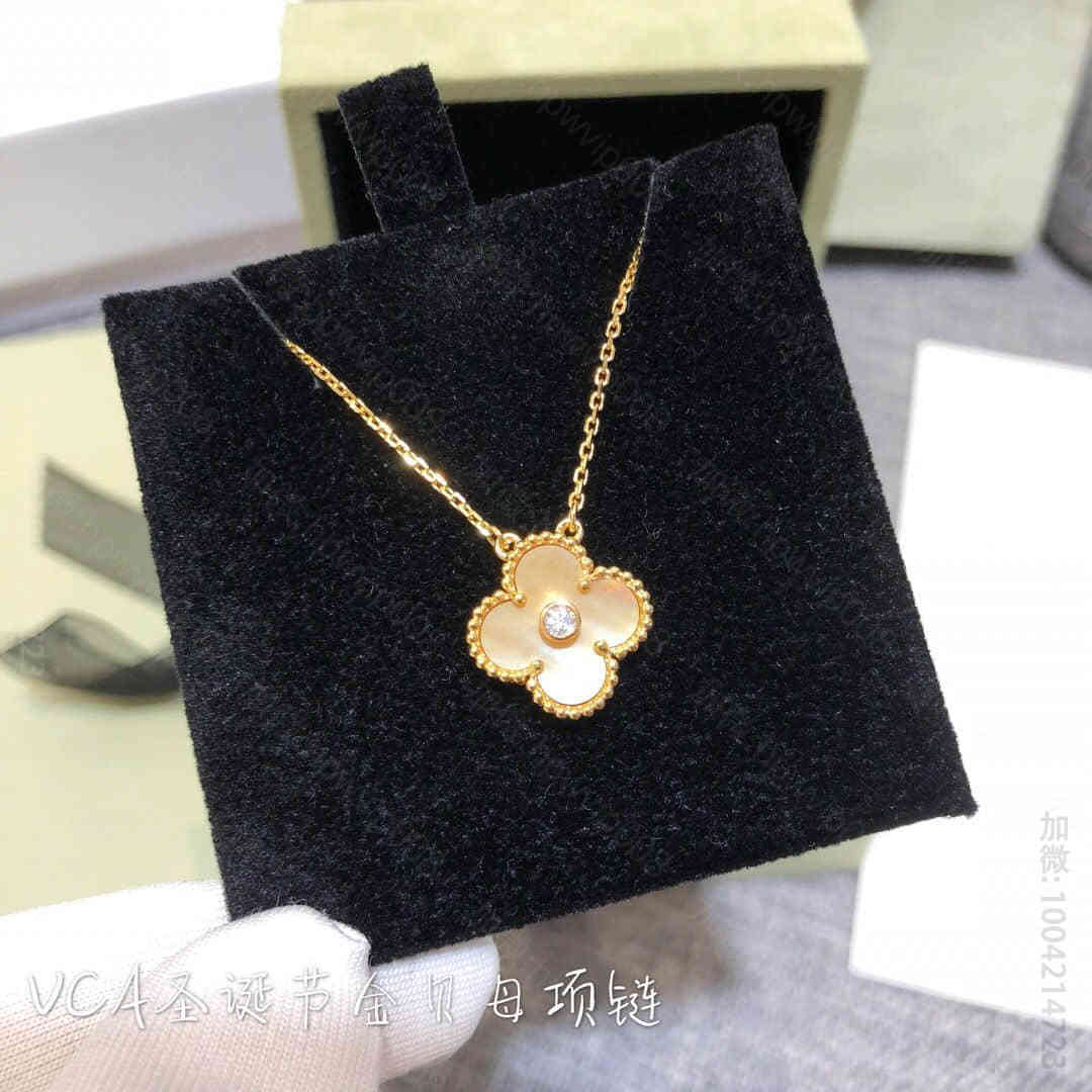 名品梵克雅宝女士项链 梵克雅宝四叶草项链 名品梵克雅宝项链货源 