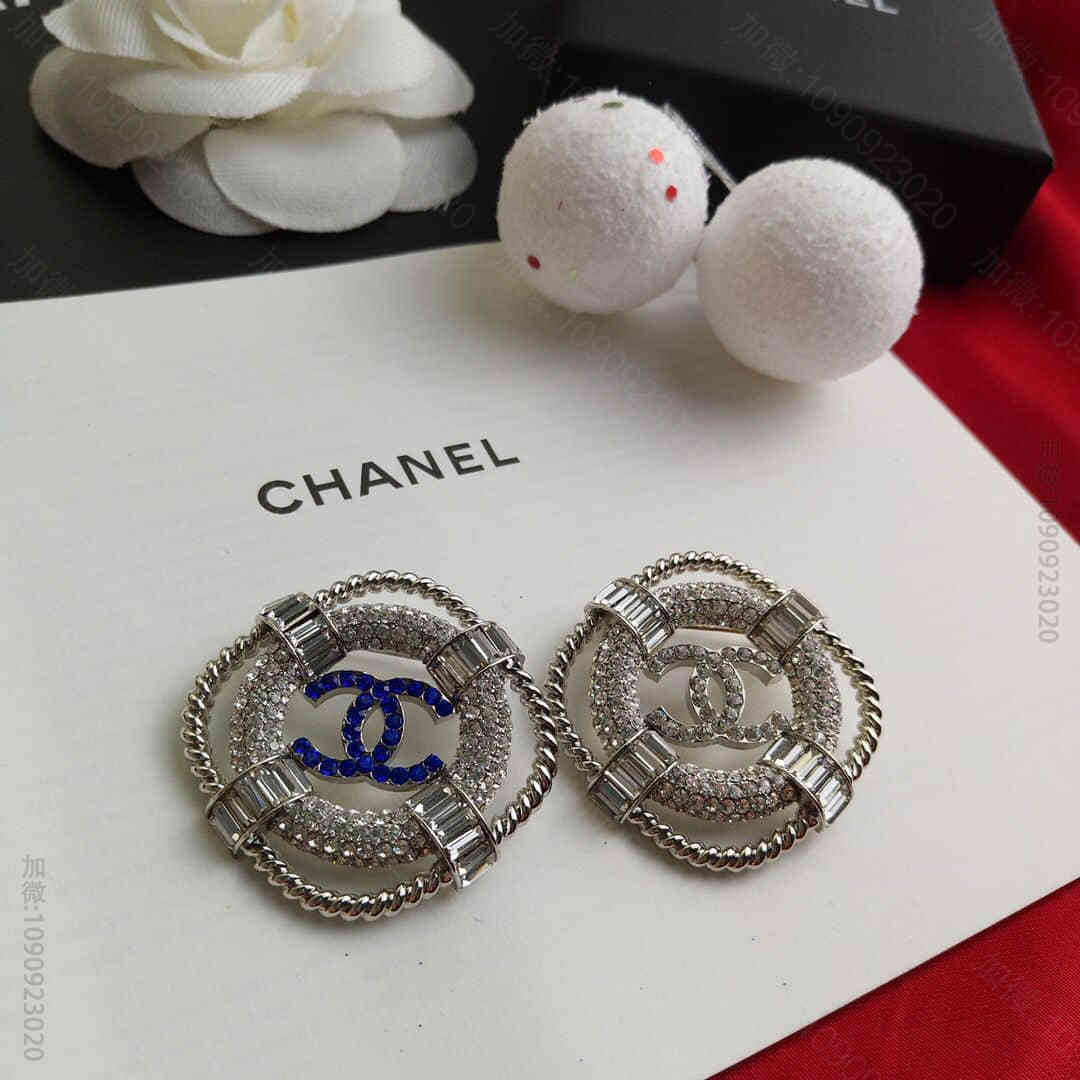 19早春 新款 CHANEL香奈儿双c救生圈胸针
