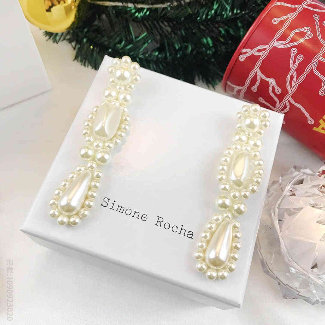 Simone Rocha 原单品质珍珠耳钉耳环