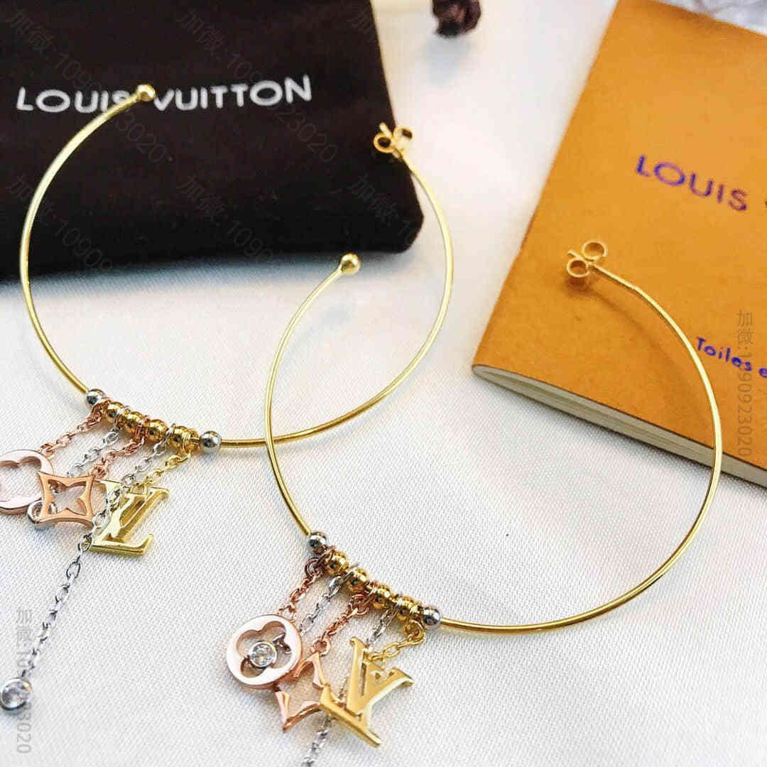 Louis Vuitton 路易威登lv字母流苏耳钉耳环