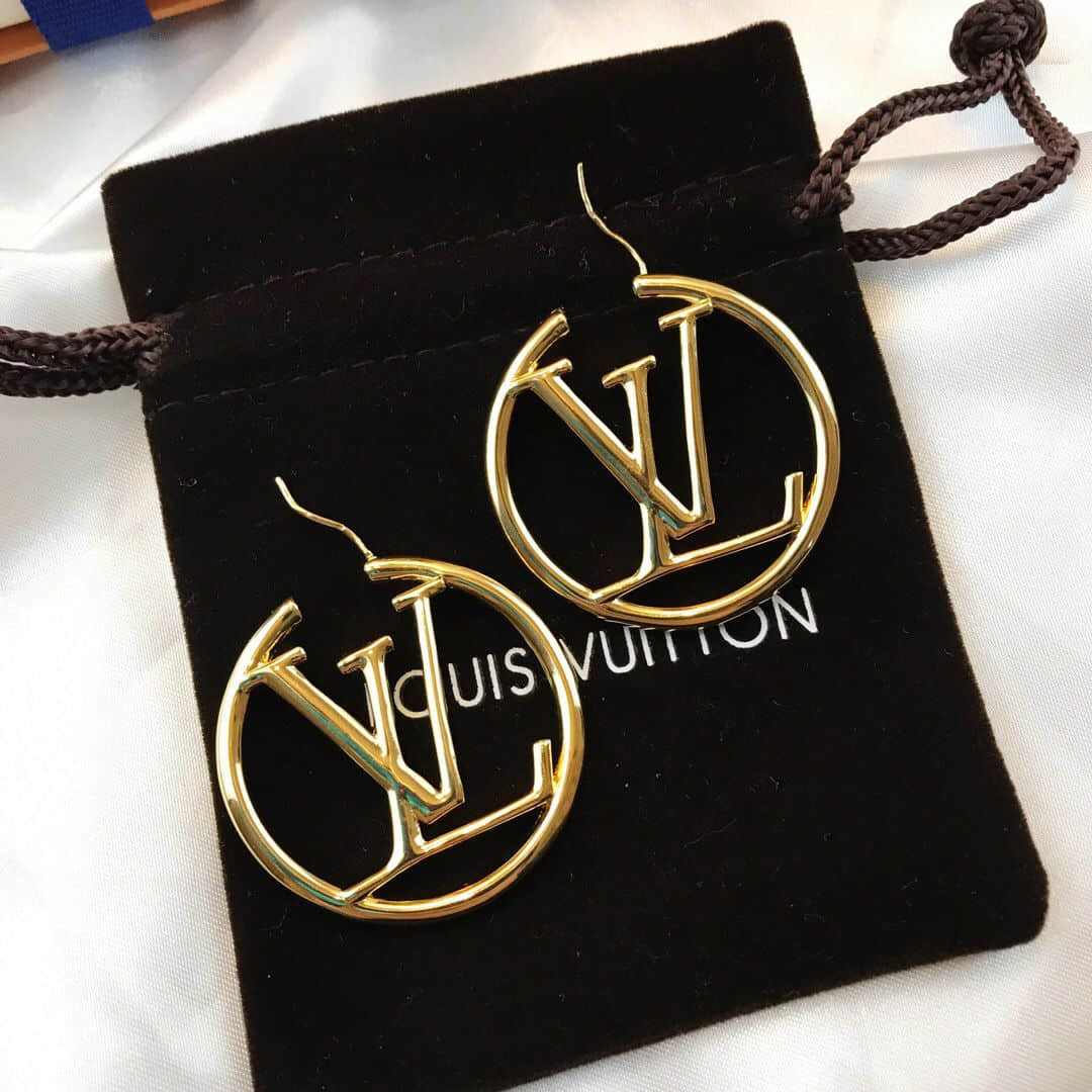 Louis Vuitton 路易威登lv字母耳钉耳环