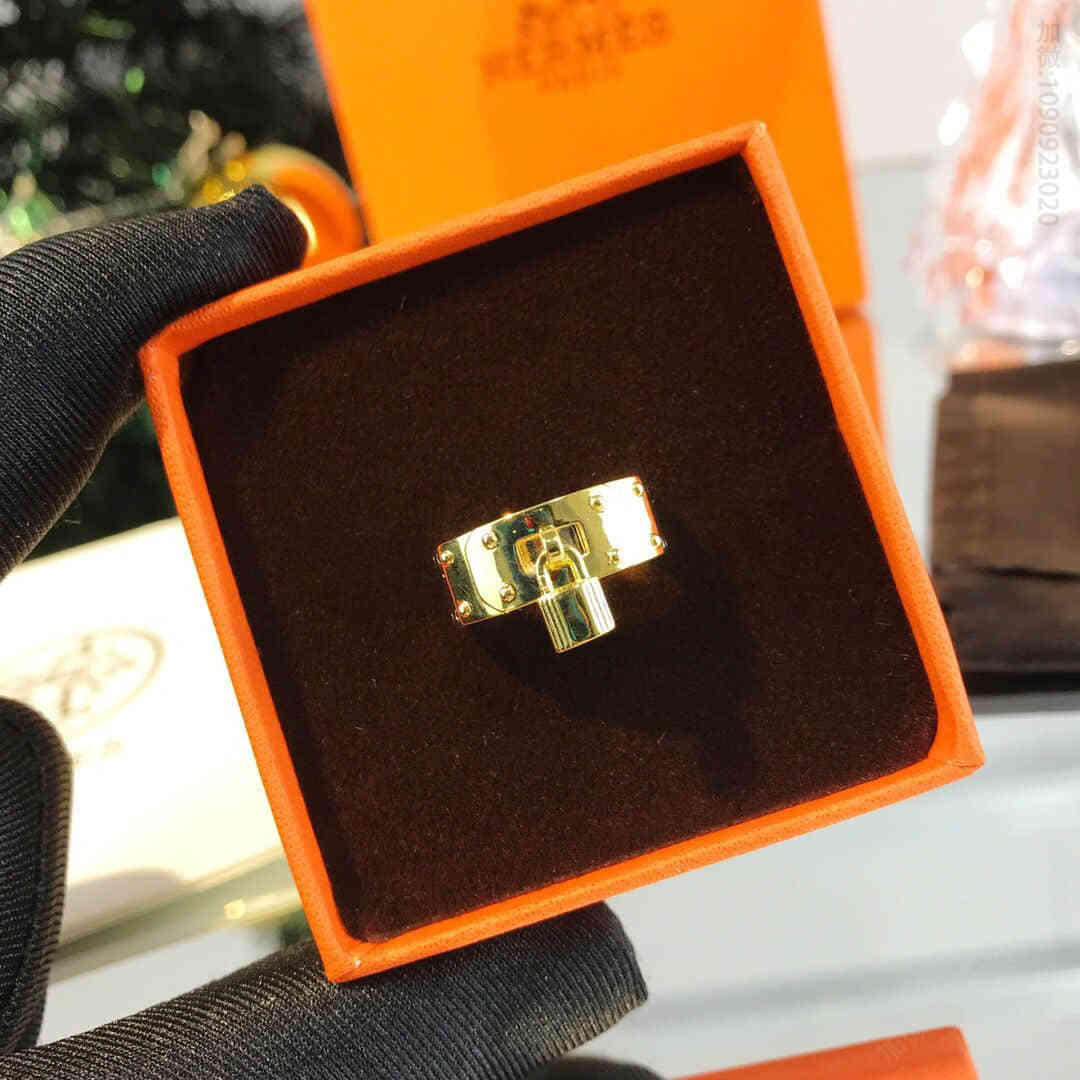 爱马仕HERMES 925纯银材质电镀k金层