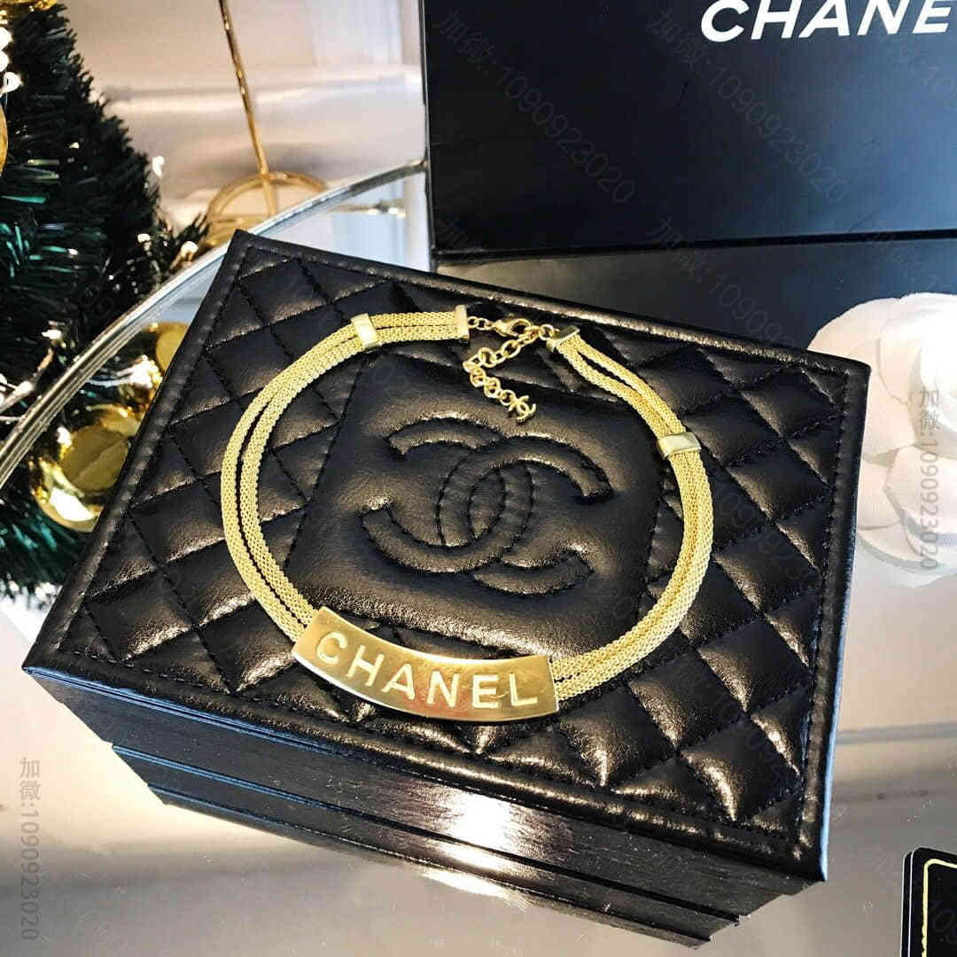 CHANEL香奈儿 专柜一致黄铜材质项链