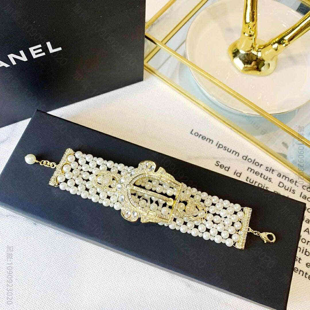 19早春新款 CHANEL香奈儿双c珍珠手链